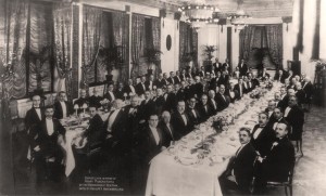 Dinner in Honor of Henry Morgnthru in 1918