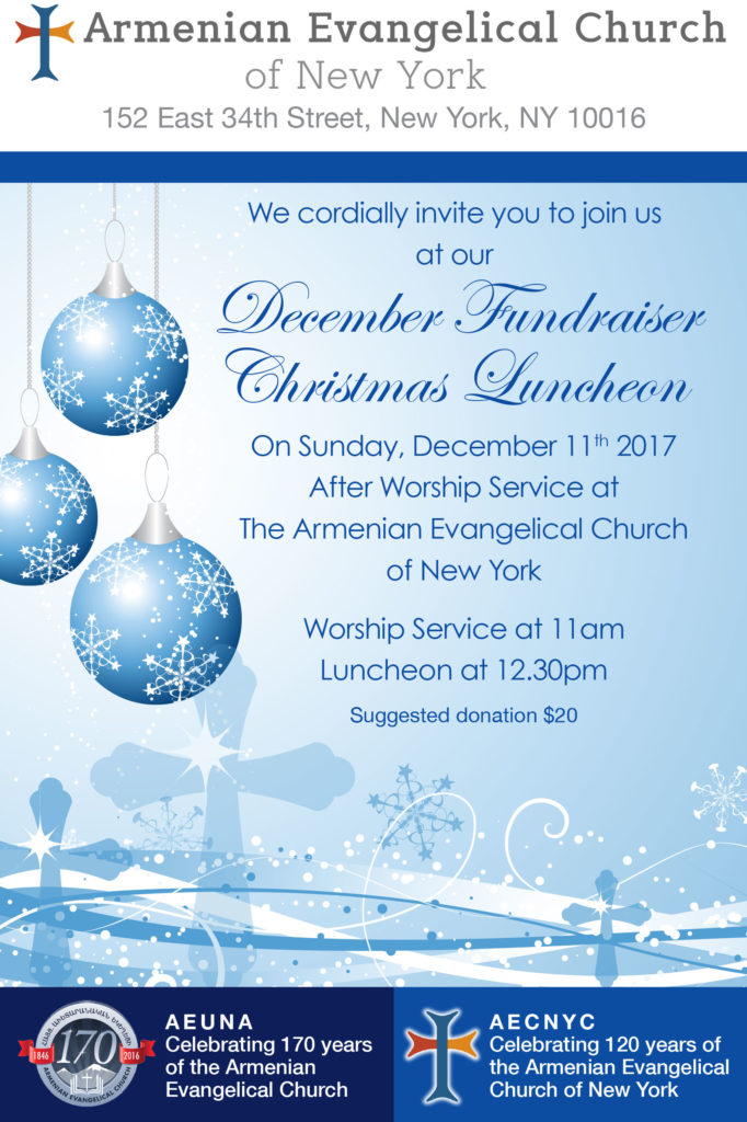 December Fundraiser Christmas Luncheon